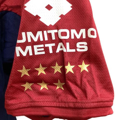 鹿島アントラーズ (カシマアントラーズ) サッカーユニフォーム F2 SNI 02-03シーズン・ホーム SIZE L レッド×ネイビー