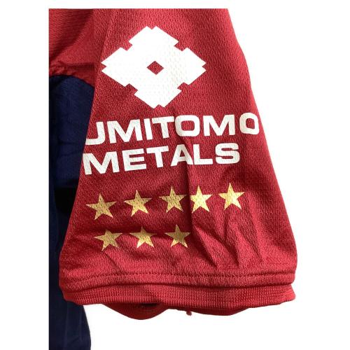 鹿島アントラーズ (カシマアントラーズ) サッカーユニフォーム F2 SNI 02-03シーズン・ホーム SIZE L レッド×ネイビー