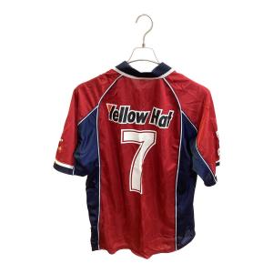 鹿島アントラーズ (カシマアントラーズ) サッカーユニフォーム NRG-243R 00-01シーズン・ホーム SIZE O レッド×ネイビー