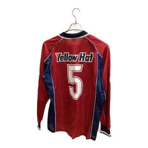 鹿島アントラーズ (カシマアントラーズ) サッカーユニフォーム NRG-248M 00-01シーズン・ホーム・長袖 SIZE O レッド×ネイビー