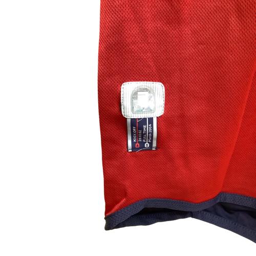 イングランド代表 (イングランドダイヒョウ) サッカーユニフォーム UDS6210A 02-04シーズン・アウェイ・リバーシブル SIZE M レッド