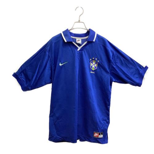 ブラジル代表 サッカーユニフォーム H-97-FOR 1997シーズン・アウェイ SIZE L ブルー
