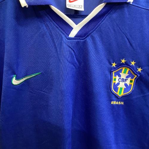 ブラジル代表 サッカーユニフォーム H-97-FOR 1997シーズン・アウェイ SIZE L ブルー