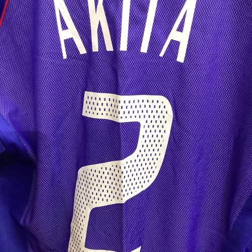 日本代表 (ニホンダイヒョウ) サッカーユニフォーム 381426 02-03シーズン・ホーム・オーセンティック・長袖 SIZE M ブルー
