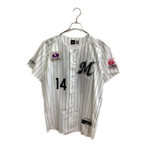 千葉ロッテマリーンズ (チバロッテマリーンズ) 【14】小島 和哉・2026ホーム 応援グッズ Lサイズ ホワイトxブラック