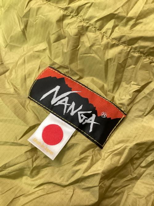 NANGA (ナンガ) 封筒型シュラフ(ダウン) ベージュxブラック オーロラ 800DX