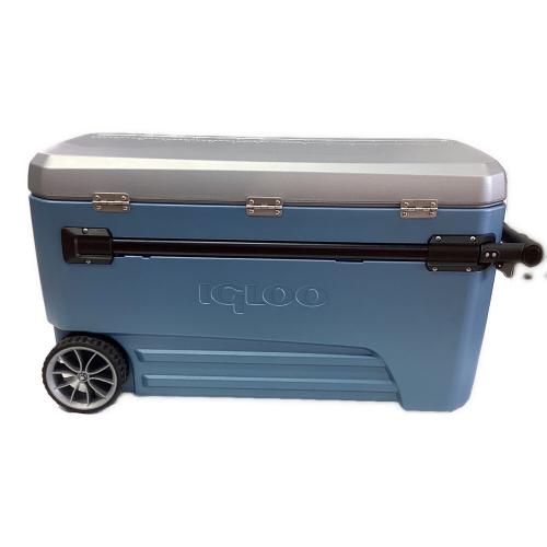iGloo (イグルー) MAXCOLD GLIDE クーラーボックス 110QT ブルーxホワイト