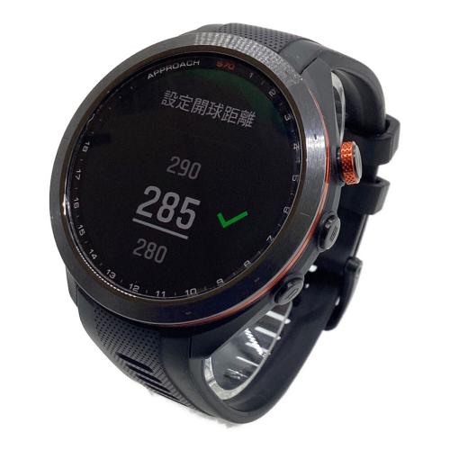 GARMIN (ガーミン) ゴルフGPSナビ ゴルフウォッチ ブラック Approach S70 47mm