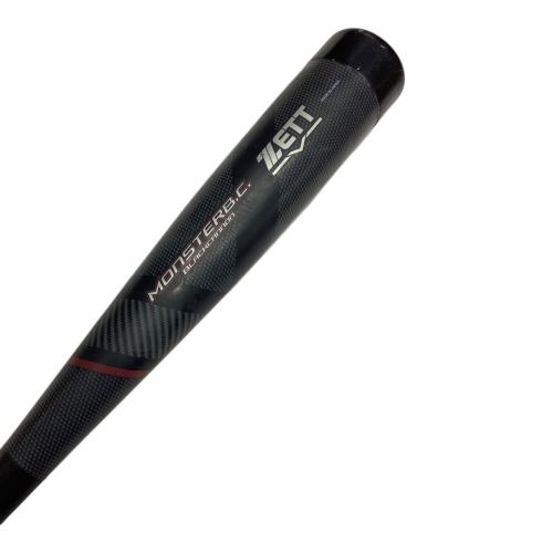ZETT (ゼット) MONSTERB.C BLACKCANNON 軟式バット BCT31383 ケース付 83cm ブラック