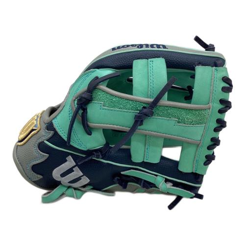 Wilson (ウィルソン) Wannabe Hero DUAL 硬式グローブ オーダーグローブ ウィルソンベア @ 約28.5cm ミントグリーン