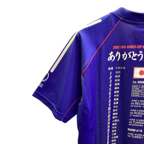 日本代表 (ニホンダイヒョウ) サッカーユニフォーム 381414 02-03シーズン・日韓ワールドカップ記念ユニフォーム SIZE L ブルー