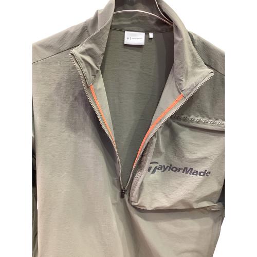 TaylorMade (テーラーメイド) アウトドアウェア(ジャケット) TL182 ハーフジップジャケット メンズ SIZE M オリーブ