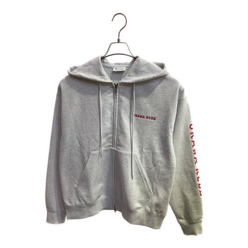 浦和レッズ (ウラワレッズ) サッカーウェア(トップス) ジップフーディ ユニセックス SIZE S グレー