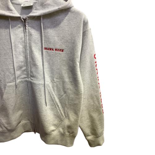 浦和レッズ (ウラワレッズ) サッカーウェア(トップス) ジップフーディ ユニセックス SIZE S グレー