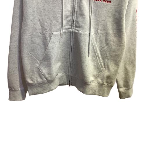 浦和レッズ (ウラワレッズ) サッカーウェア(トップス) ジップフーディ ユニセックス SIZE S グレー