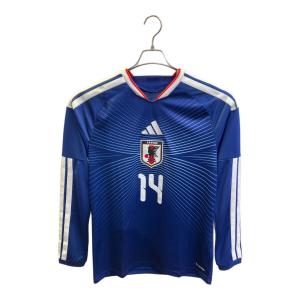 日本代表 (ニホンダイヒョウ) サッカーユニフォーム JZ9680 2026シーズン・ホーム・長袖 SIZE L ブルー