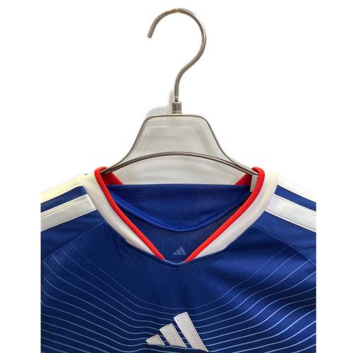 日本代表 (ニホンダイヒョウ) サッカーユニフォーム JZ9680 2026シーズン・ホーム・長袖 SIZE L ブルー