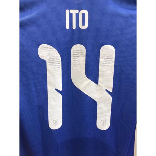 日本代表 (ニホンダイヒョウ) サッカーユニフォーム JZ9680 2026シーズン・ホーム・長袖 SIZE L ブルー