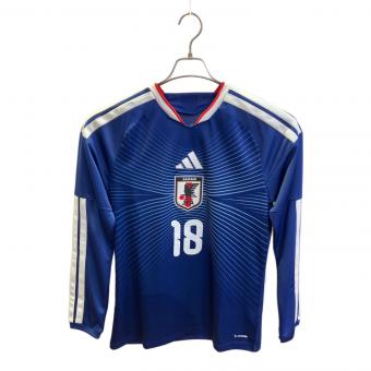 日本代表 (ニホンダイヒョウ) サッカーユニフォーム JZ9680 2026シーズン・ホーム・長袖 SIZE L ブルー