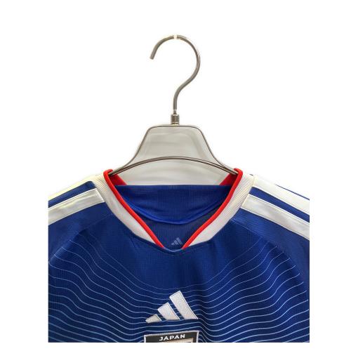 日本代表 (ニホンダイヒョウ) サッカーユニフォーム JZ9680 2026シーズン・ホーム・長袖 SIZE L ブルー