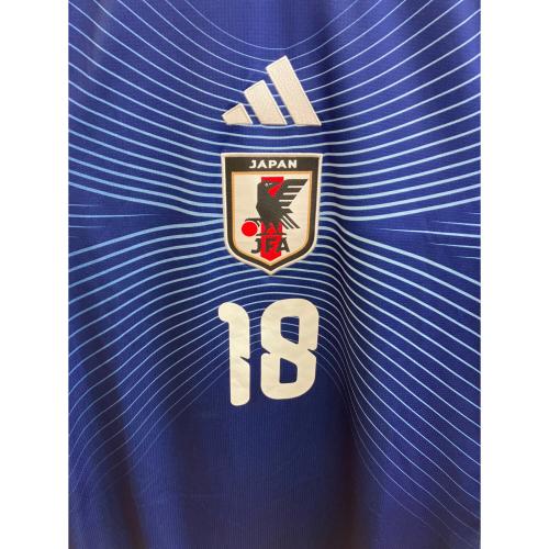 日本代表 (ニホンダイヒョウ) サッカーユニフォーム JZ9680 2026シーズン・ホーム・長袖 SIZE L ブルー