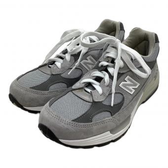 NEW BALANCE (ニューバランス) ローカットスニーカー U992GY Made in USA 992 Core SIZE 25cm グレー