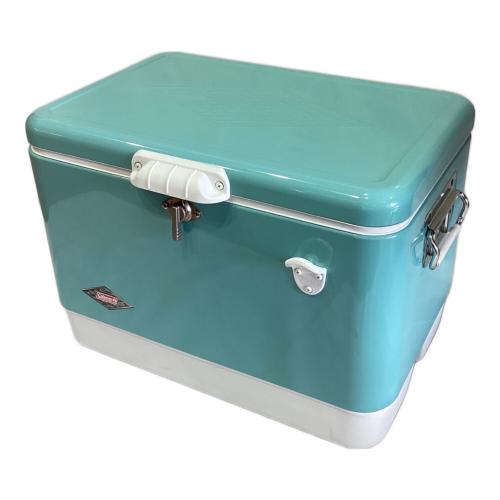Coleman (コールマン) スチールベルトクーラー クーラーボックス 6150,6155 60周年記念 54QT(約51L) ターコイズ