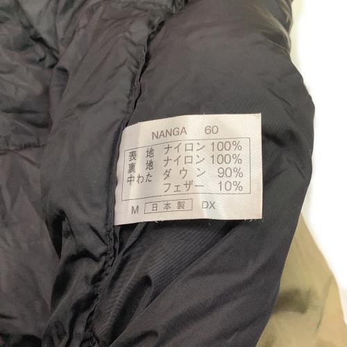 NANGA (ナンガ) マミー型シュラフ(ダウン) 600 DX ベージュ×ブラック