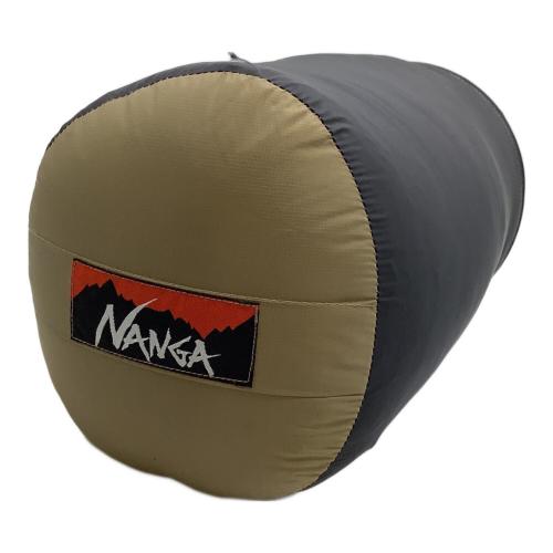 NANGA (ナンガ) マミー型シュラフ(ダウン) 600 DX ベージュ×ブラック