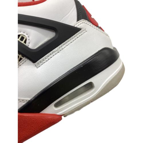 NIKE (ナイキ) Nike Air Jordan 4 Retro OG "Fire Red" (2020) スポーツシューズ DC7770-160 メンズ SIZE 25.5cm ホワイト