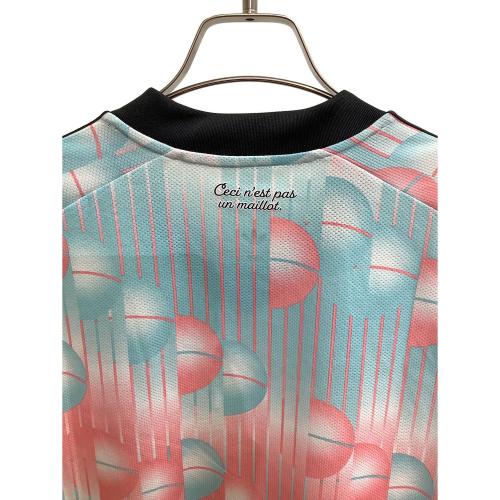 ベルギー代表 (ベルギーダイヒョウ) サッカーユニフォーム JM8386 2026シーズン・アウェイ 2XL ピンク×スカイブルー