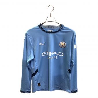 マンチェスター・シティ サッカーユニフォーム 775076-01 24-25シーズン・ホーム・長袖 SIZE L スカイブルー