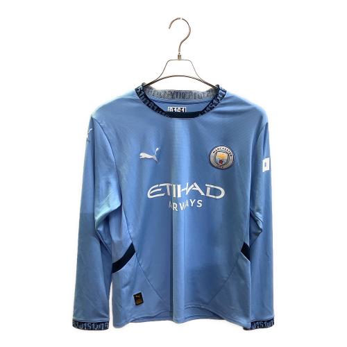 マンチェスター・シティ サッカーユニフォーム 775076-01 24-25シーズン・ホーム・長袖 SIZE L スカイブルー
