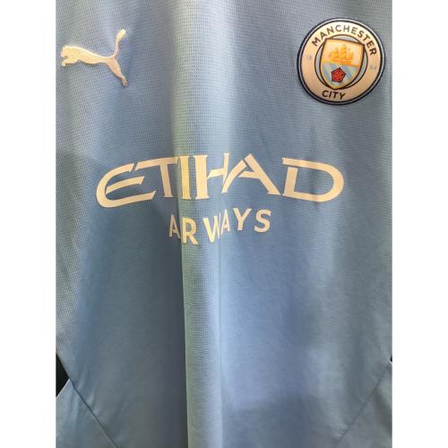 マンチェスター・シティ サッカーユニフォーム 775076-01 24-25シーズン・ホーム・長袖 SIZE L スカイブルー