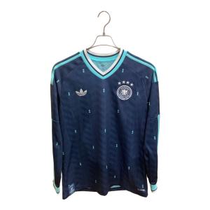 ドイツ代表 (ドイツダイヒョウ) サッカーユニフォーム JM1381 2026シーズン・アウェイ・長袖 2XL ネイビー×スカイブルー