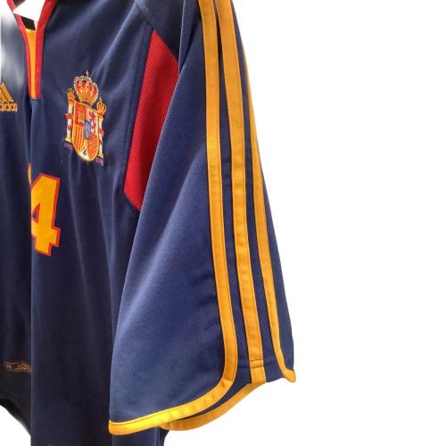スペイン代表 (スペインダイヒョウ) サッカーユニフォーム 647196 メンズ 2XL ネイビー