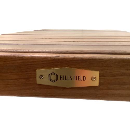 HILLS FIELD (ヒルズフィールド) アウトドアテーブル 廃盤品 ブラウン 俺のMOKKIN STRAIGHT ウォルナット