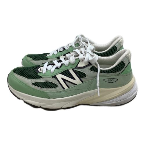NEW BALANCE (ニューバランス) ローカットスニーカー U990AB6 990v6 メンズ SIZE 26.5cm グリーン