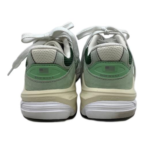 NEW BALANCE (ニューバランス) ローカットスニーカー U990AB6 990v6 メンズ SIZE 26.5cm グリーン