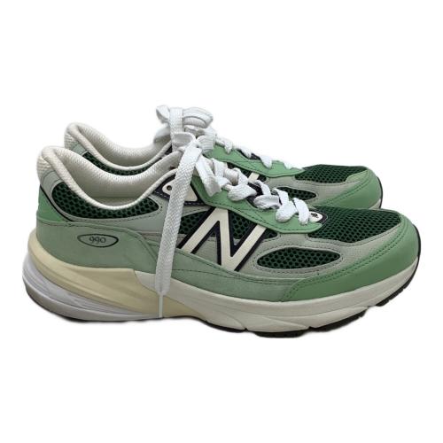 NEW BALANCE (ニューバランス) ローカットスニーカー U990AB6 990v6 メンズ SIZE 26.5cm グリーン