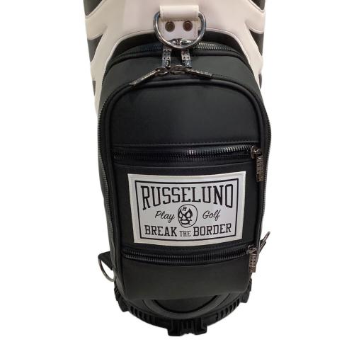 RUSSELUNO (ラッセルノ) キャディバッグ 9.5型 14分割 ブラック スケルトン