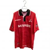 浦和レッズ (ウラワレッズ) サッカーユニフォーム JL-16 1997シーズン・ホーム SIZE L レッド
