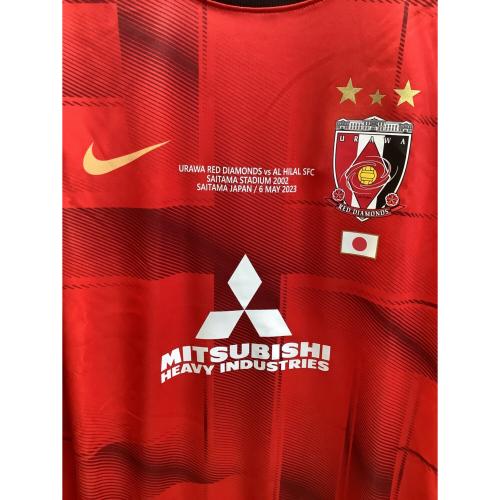 浦和レッズ (ウラワレッズ) サッカーユニフォーム DV4801 2022シーズン・ACLファイナルユニフォーム メンズ SIZE L レッド
