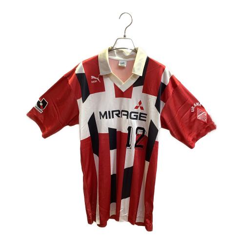 浦和レッズ (ウラワレッズ) サッカーユニフォーム PUMA MIRAGE メンズ SIZE L レッド×ホワイト