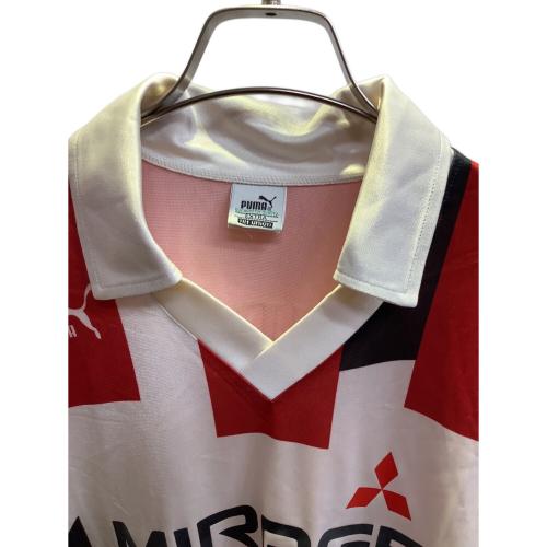 浦和レッズ (ウラワレッズ) サッカーユニフォーム PUMA MIRAGE メンズ SIZE L レッド×ホワイト