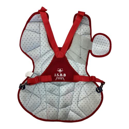 ALLSTAR (オールスター) キャッチャ防具セット 野球 レッド×ネイビー