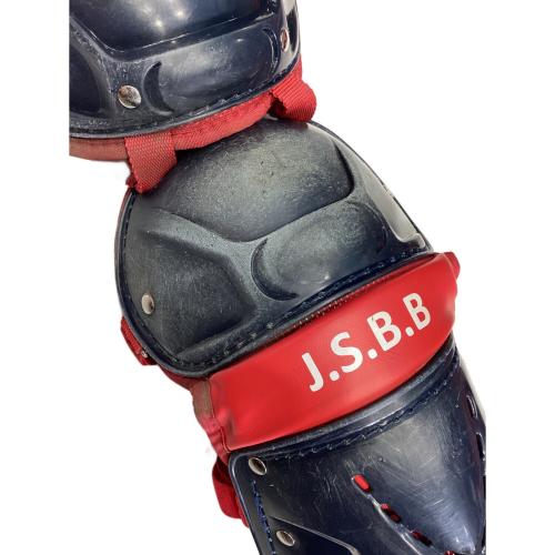 ALLSTAR (オールスター) キャッチャ防具セット 野球 レッド×ネイビー