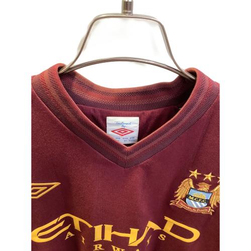 マンチェスター・シティ サッカーユニフォーム UDA6230A 12-13シーズン・アウェイ・レプリカ SIZE L ワインレッド