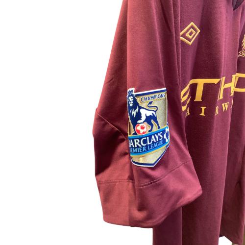 マンチェスター・シティ サッカーユニフォーム UDA6230A 12-13シーズン・アウェイ・レプリカ SIZE L ワインレッド