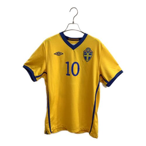 スウェーデン代表 (スウェーデンダイヒョウ) サッカーユニフォーム UDS6014H 10-11シーズン・ホーム・レプリカ SIZE M イエロー×ブルー